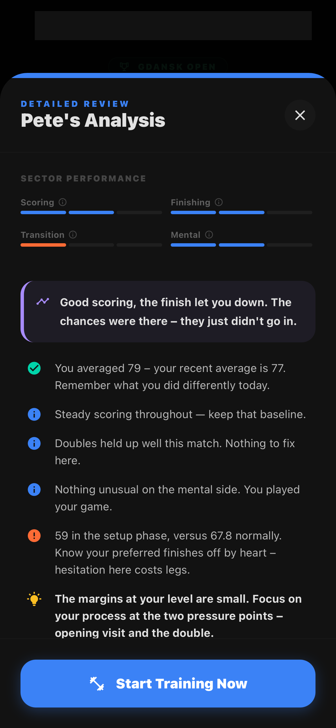 Pete's post-match analysis